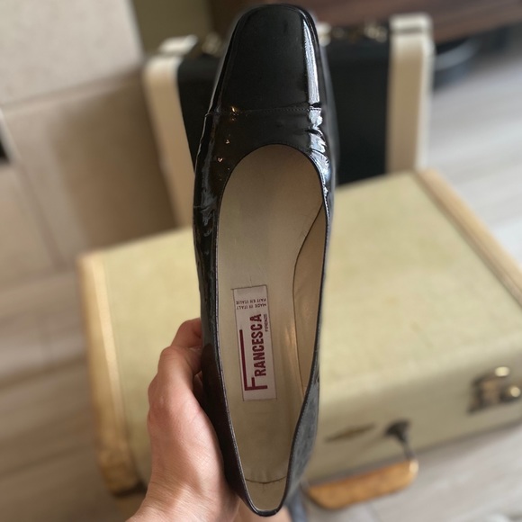 Vintage Italian patent leather square toes 🐊 - Picture 5 of 9